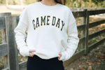 Game Day Graphic Sweatshirt-Off White