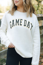 Game Day Graphic Sweatshirt-Off White