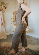 Sweater Pants-Brown